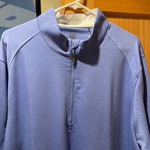 Graham Luxe half-zip sweater